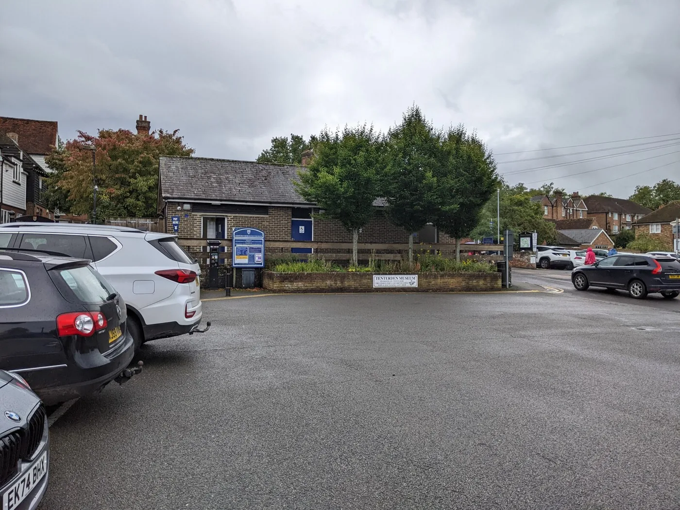 The council's Station Road car park in Tenterden, one of the car parks the petition covers